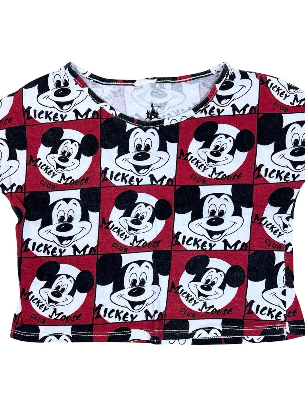 Disney Parks Mickey Mouse Red & Black Graphic Tee
